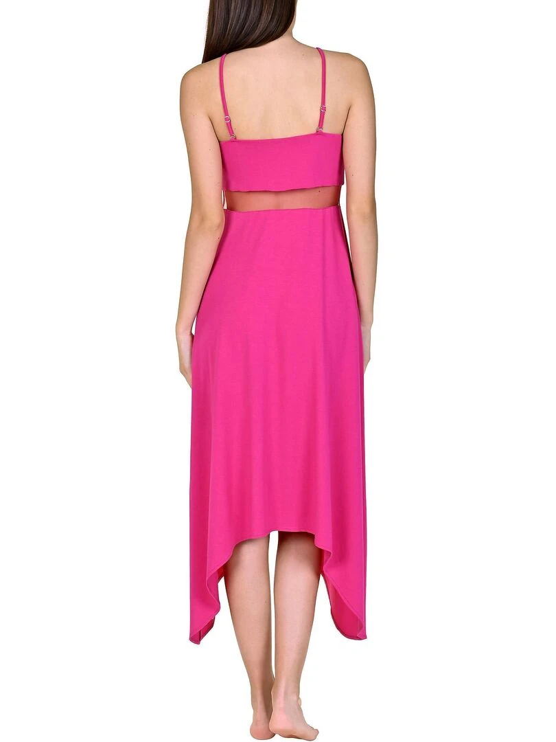 Robe longue estivale Porto Montenegro Rose