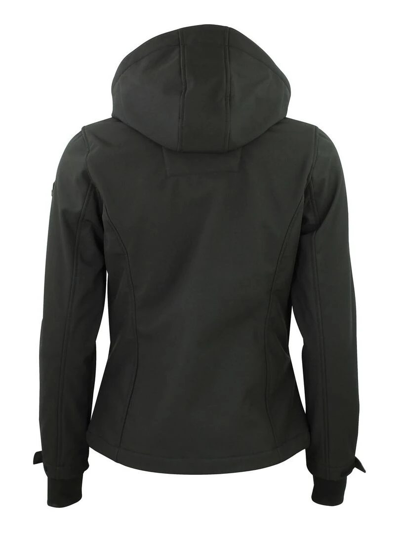 Blouson softshell femme AMALEO PEAK MOUNTAIN Noir Doré