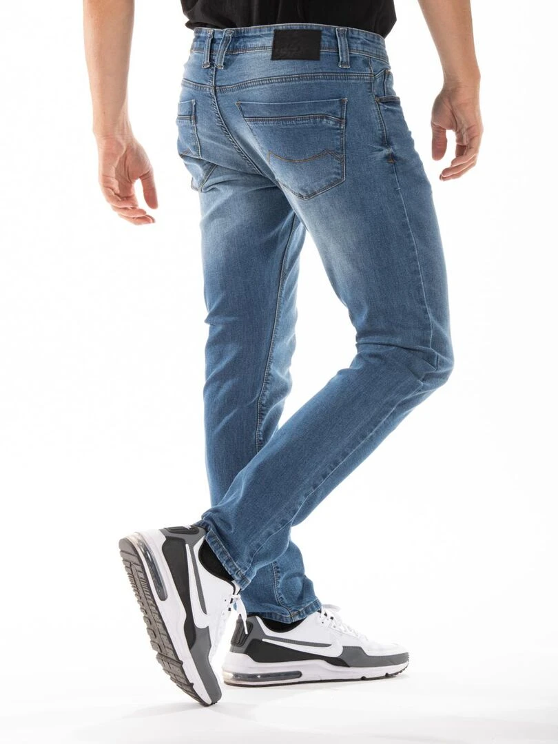 Jeans RL80 Fibreflex® super stonewashed coupe droite ajustée SANCHEZ 'Rica Lewis'   Bleu