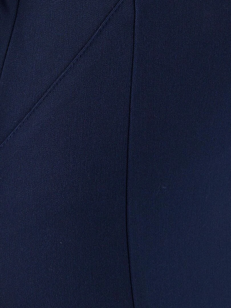 Jupe droite stretch   Damart   Bleu marine