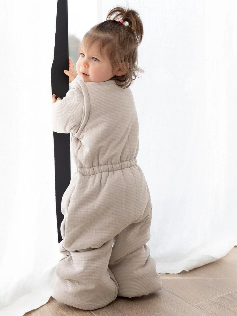 Bemini Gigoteuse  jambes séparables Pady tetra Jersey et jersey   Beige sable