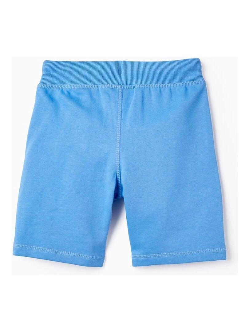 Short en Coton pour Garçon EXPLORING AUSTRALIA Bleu