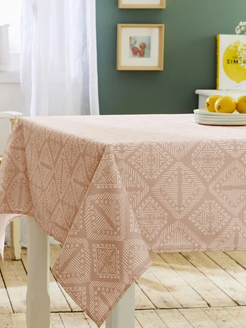 Nappe Boho   Orange corail