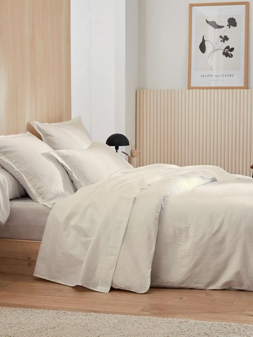 Drap plat esprit grand hôtel Beige sable