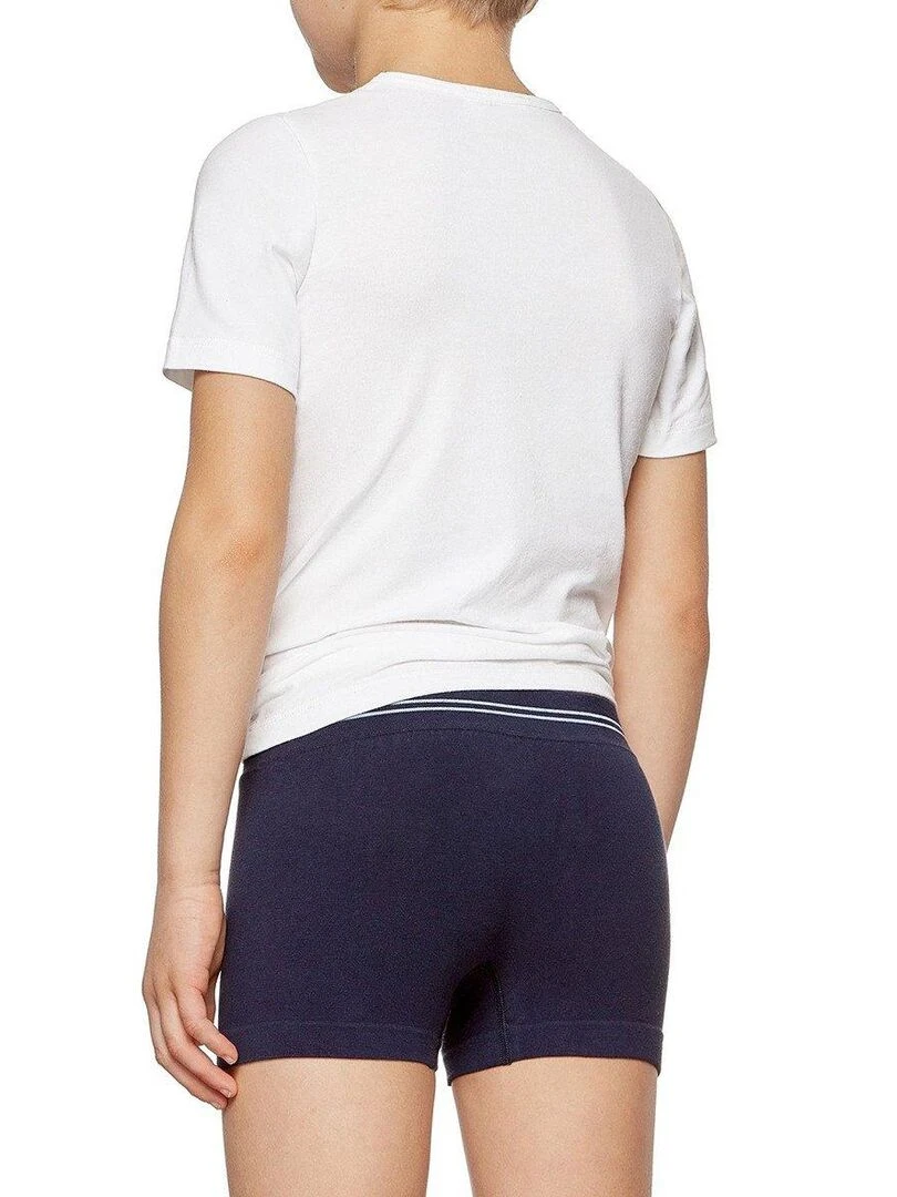 Pack de 2 boxers en coton sans coutures Seamless   Rouge
