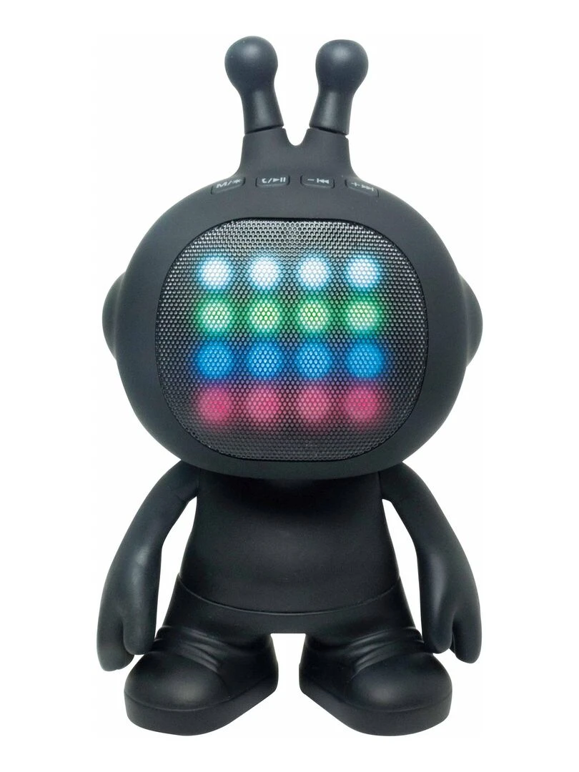 Enceinte Tws/stéréo En Forme De Robot Avec Effets Lumineux Finition Rubber N/A