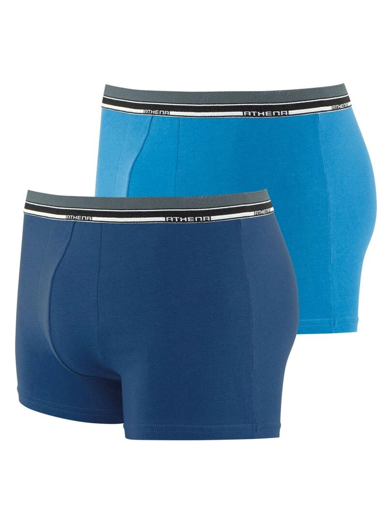 Lot de 2 boxers homme Duo Eco   Bleu