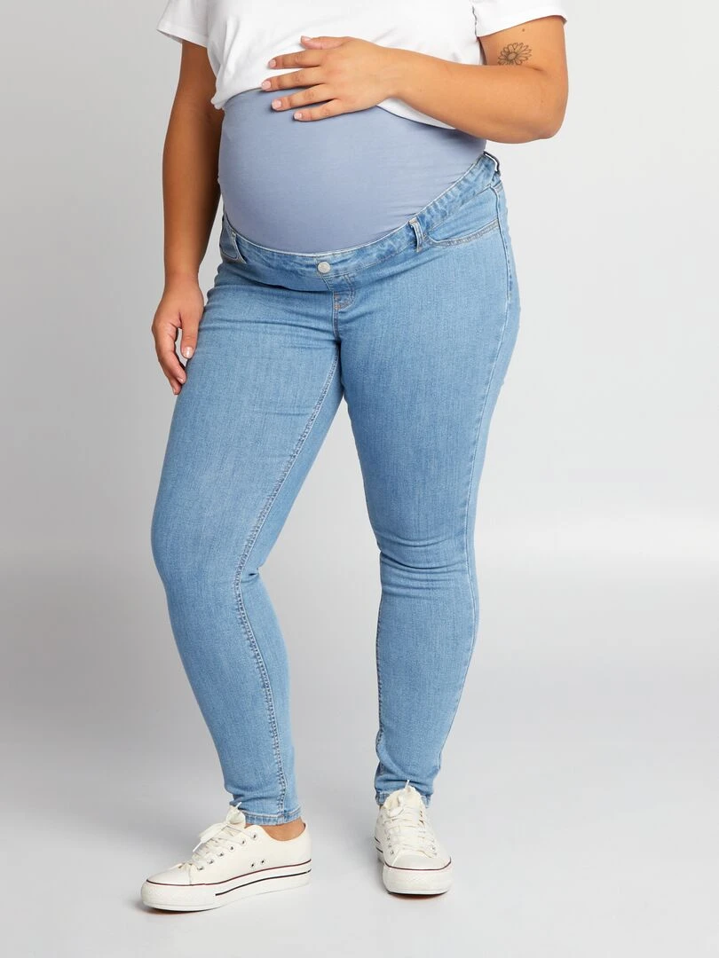 Jean grossesse skinny Bleu