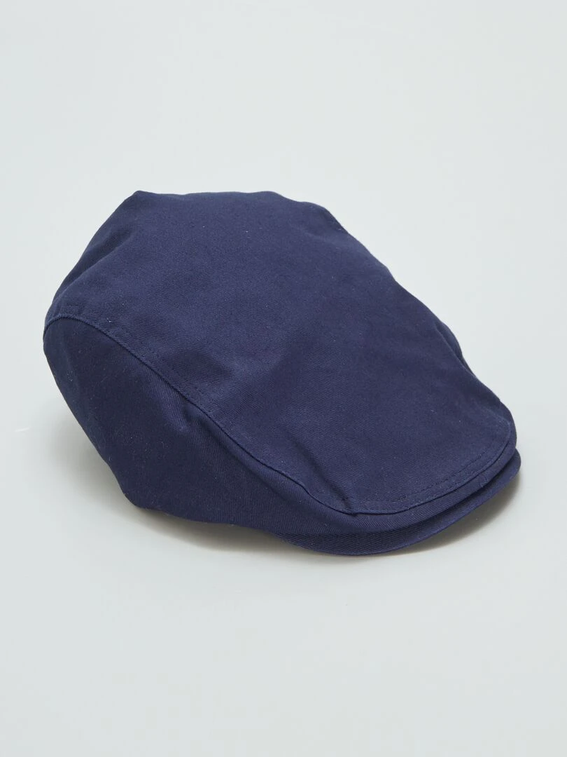 Beret gavroche uni Bleu