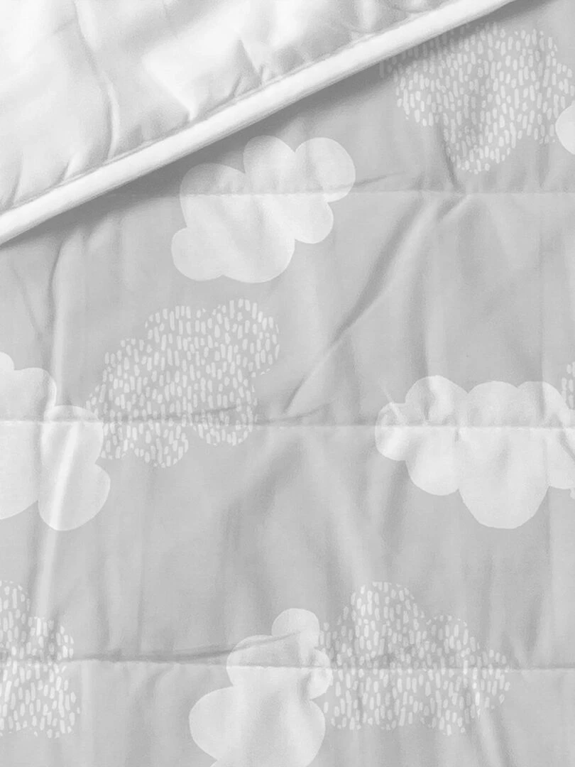 Couvre lit Clouds "Happyfriday"   Gris