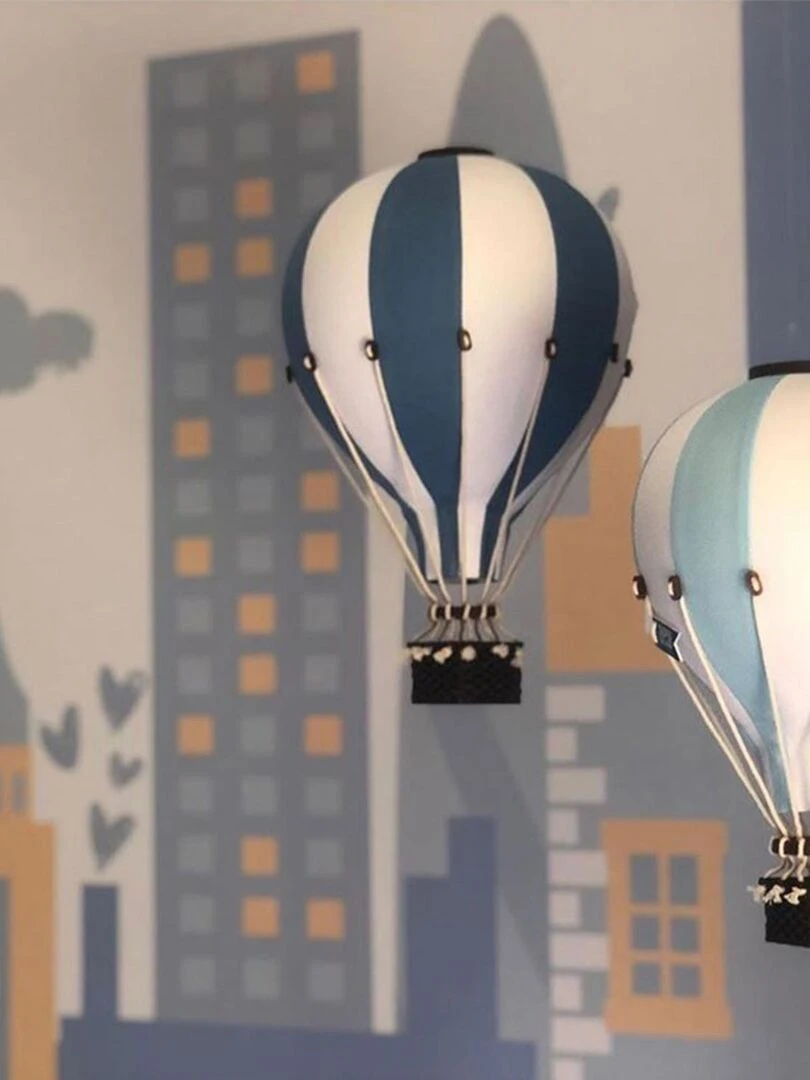 Montgolfière décorative Denim Bleu