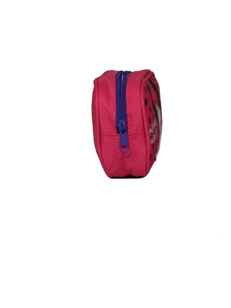 Trousse scolaire rectangulaire Disney Minnie Rose Bagtrotter   Rose
