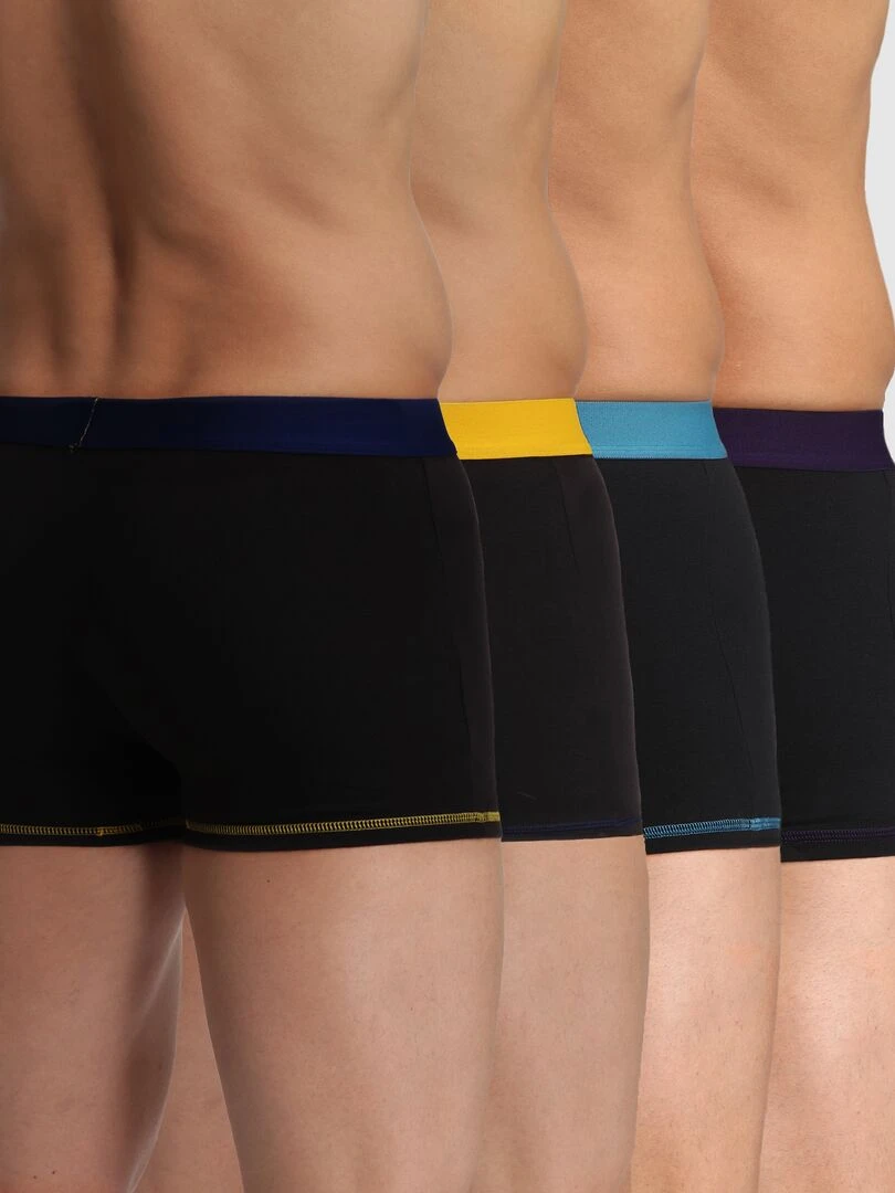 Lot de 4 boxers 'DIM'   Noir