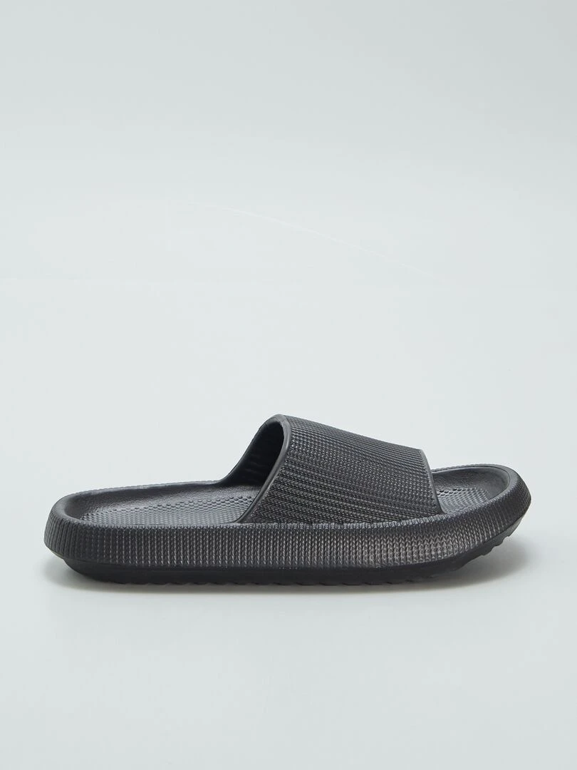 Sandales en plastique moulé Noir