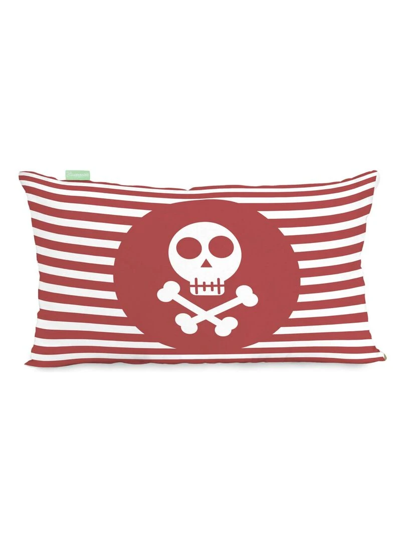 Housse de coussin Pirata "Happyfriday" Blanc