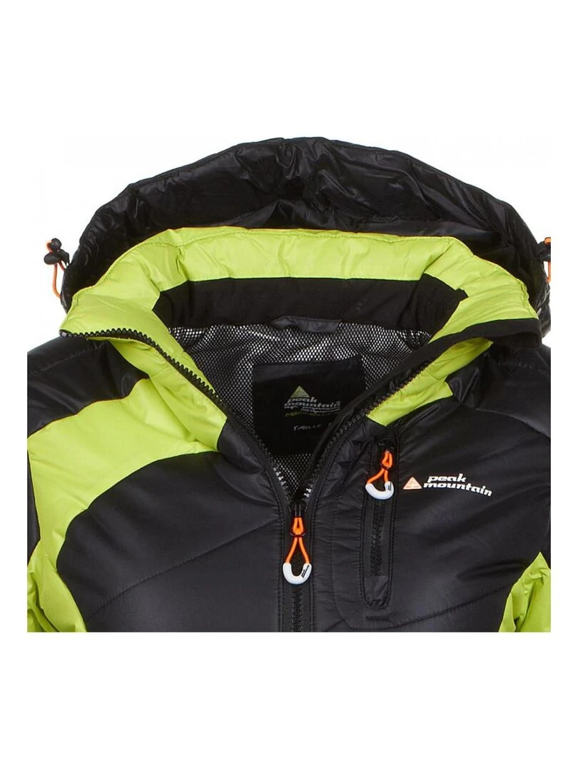 Doudoune de ski femme ACILORG   PEAK MOUNTAIN   Noir Vert