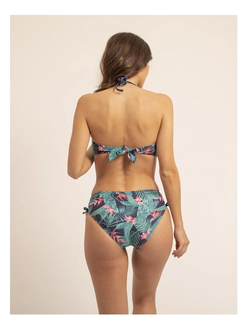 Maillot 2 pièces motifs GAVINA Bleu marine