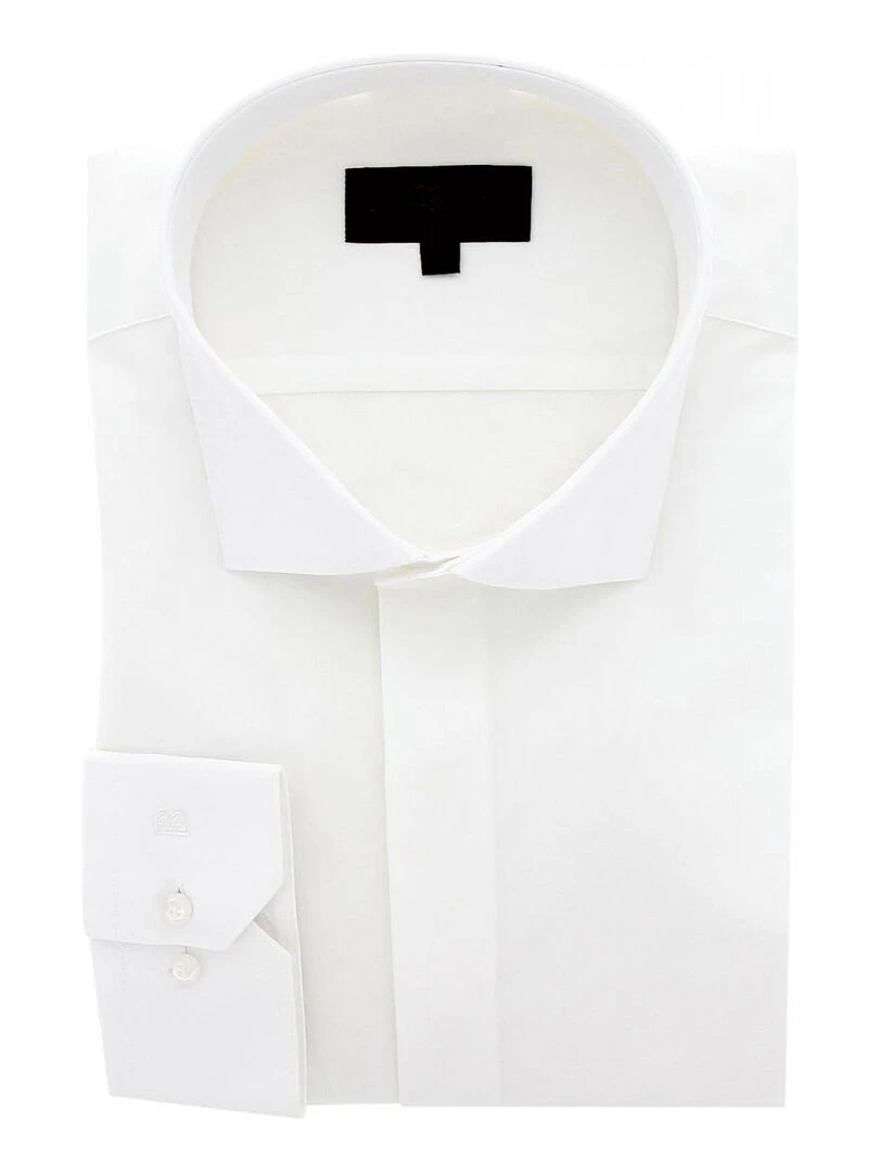 Chemise habillée gorge cachée CACHET Blanc