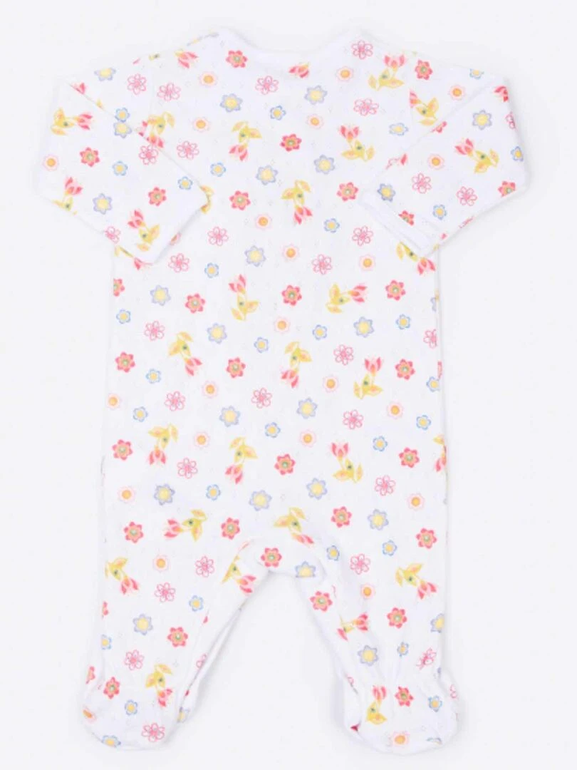 Dors bien bébé en coton jacquard biologique Iris Multicolore