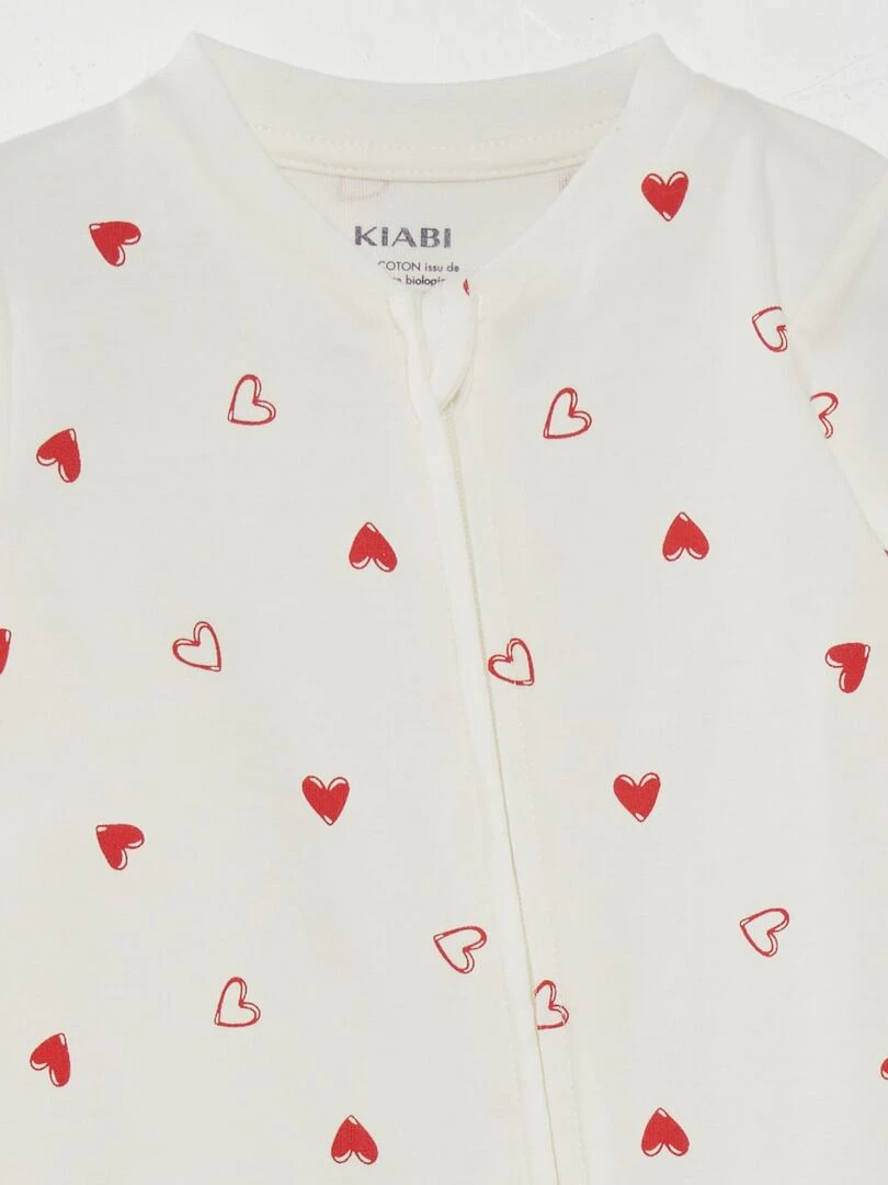 Pyjama dors bien à motif Blanc
