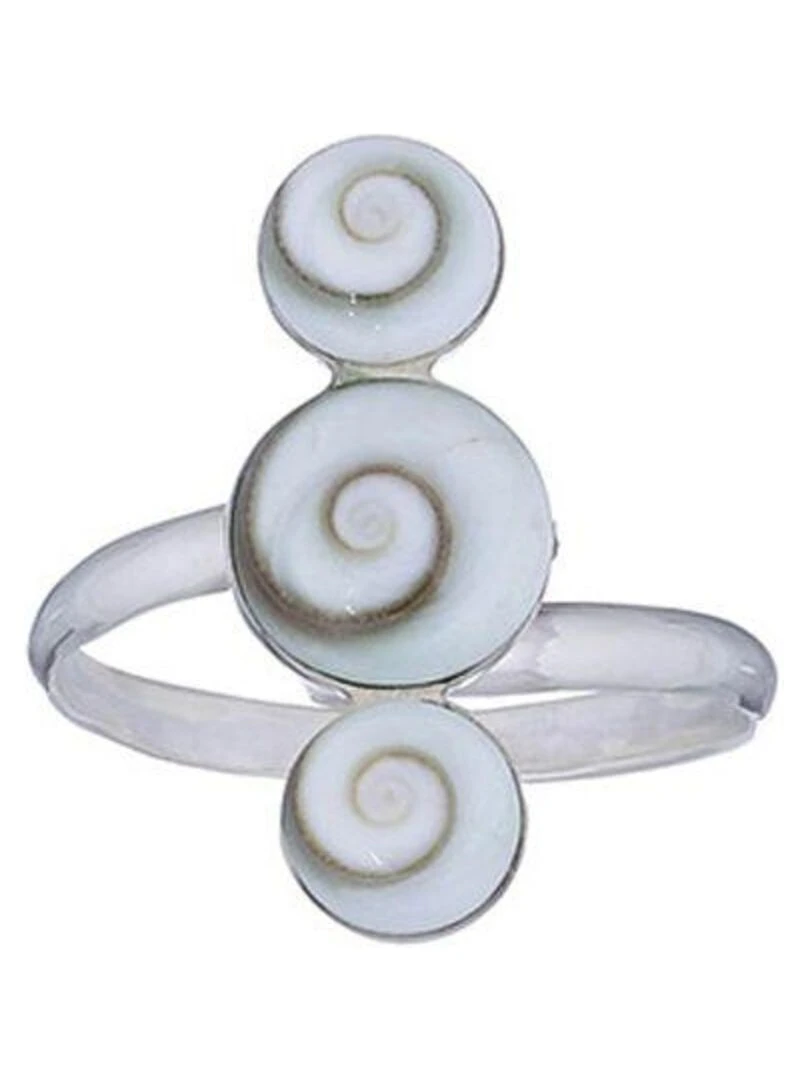 Bague réglable argent et oeil de sainte lucie  Bijoucolor   Blanc