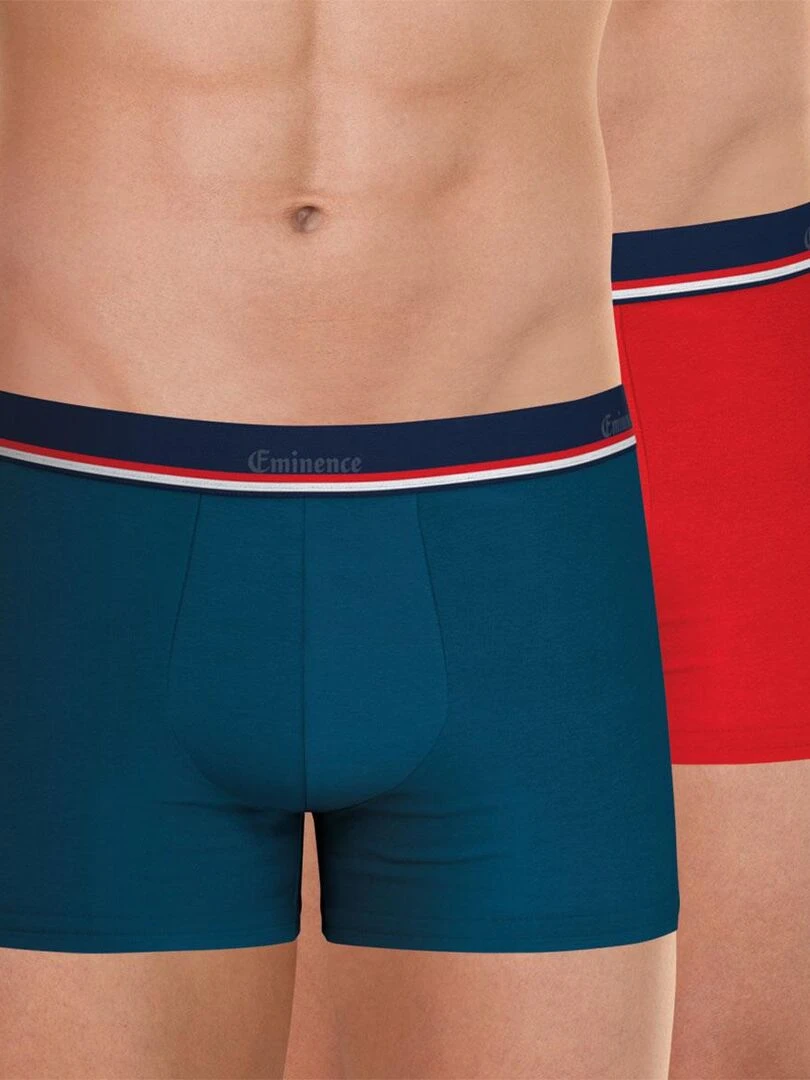 Lot de 2 boxers homme Fait en France Bleu