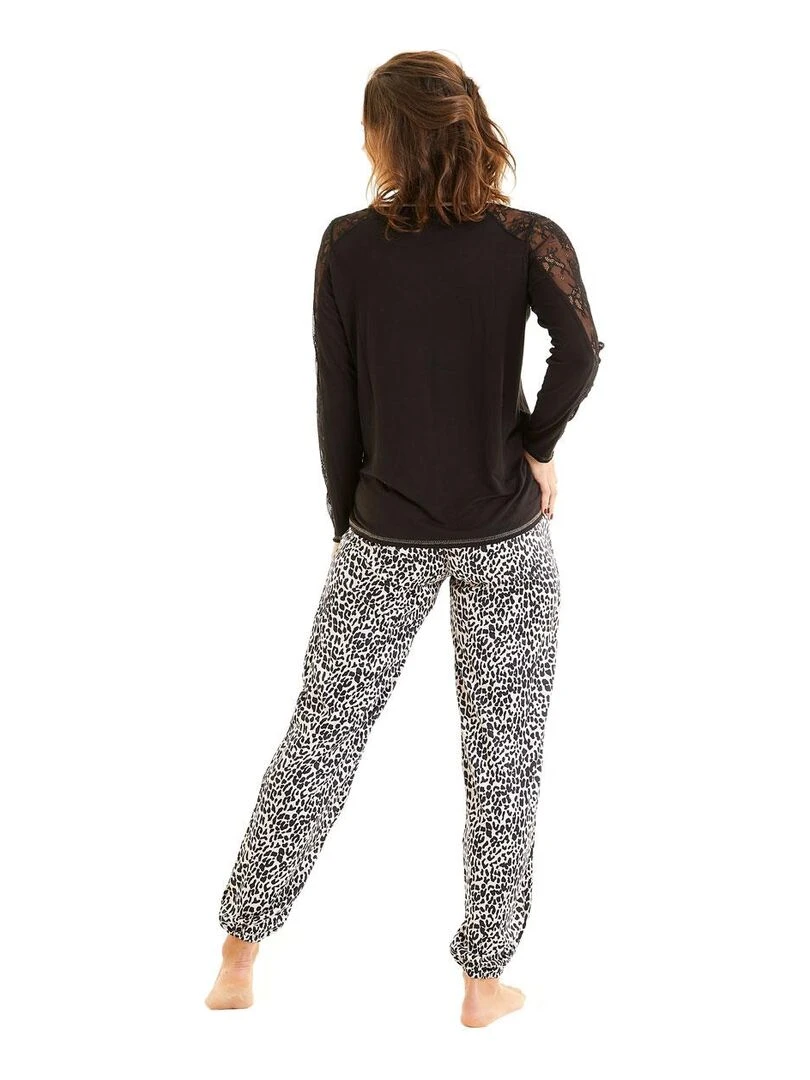 Top de pyjama ANNAPURNA   Pomm'Poire   Noir