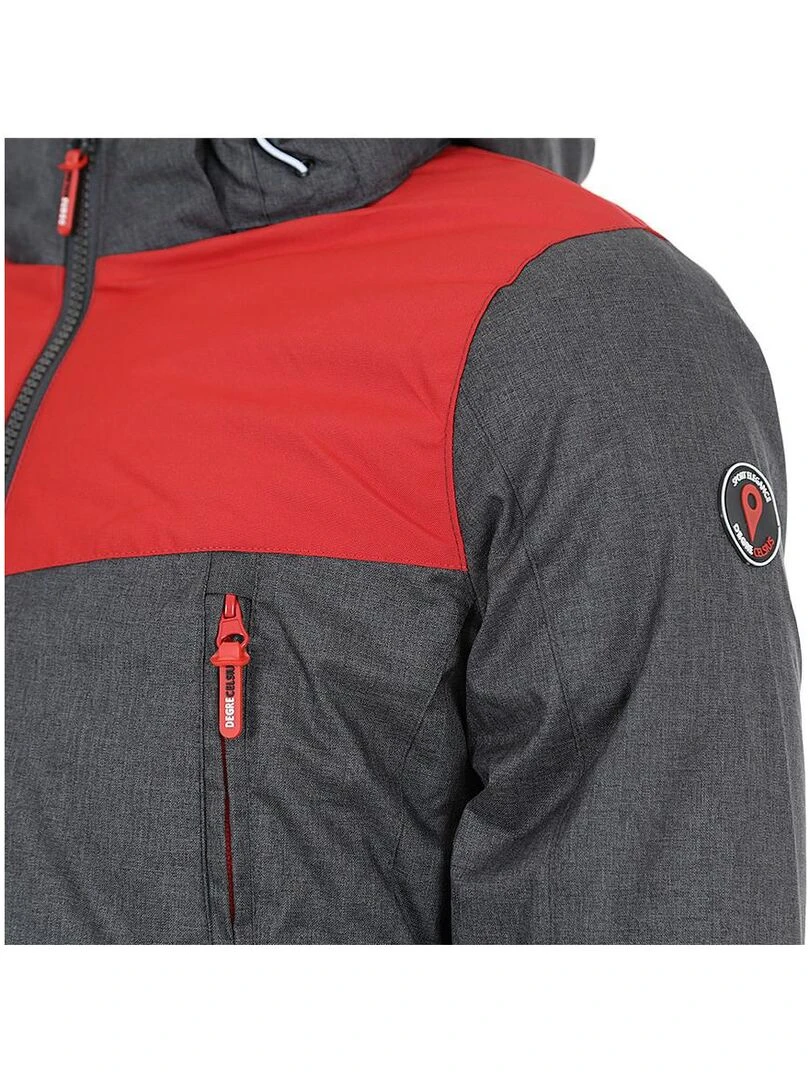 Blouson de ski homme CALGER   DEGRE CELSIUS   Rouge