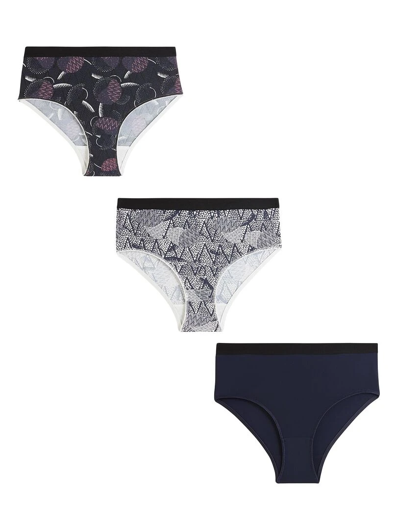 Lot de 3 culottes fille Rock Multicolore