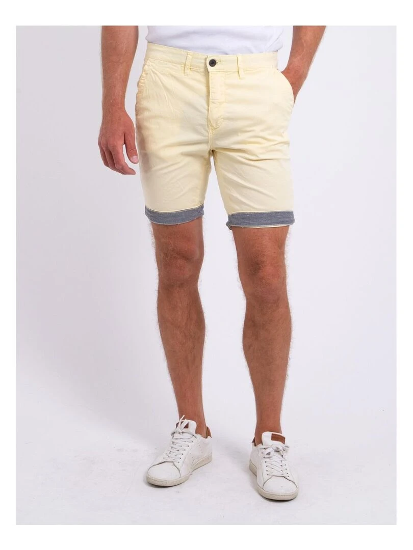 Bermuda chino BAZY Jaune