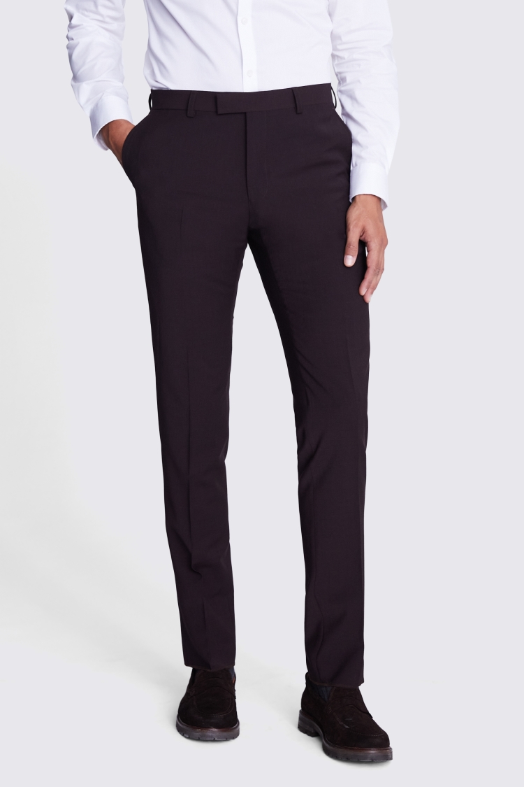 Tailored Fit Grey Trousers   Buy Online at Moss