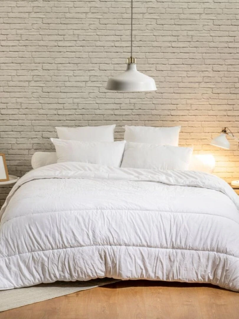 Les Ateliers du Nord Pack Couette Légère Anti transpiration + oreillers Blanc