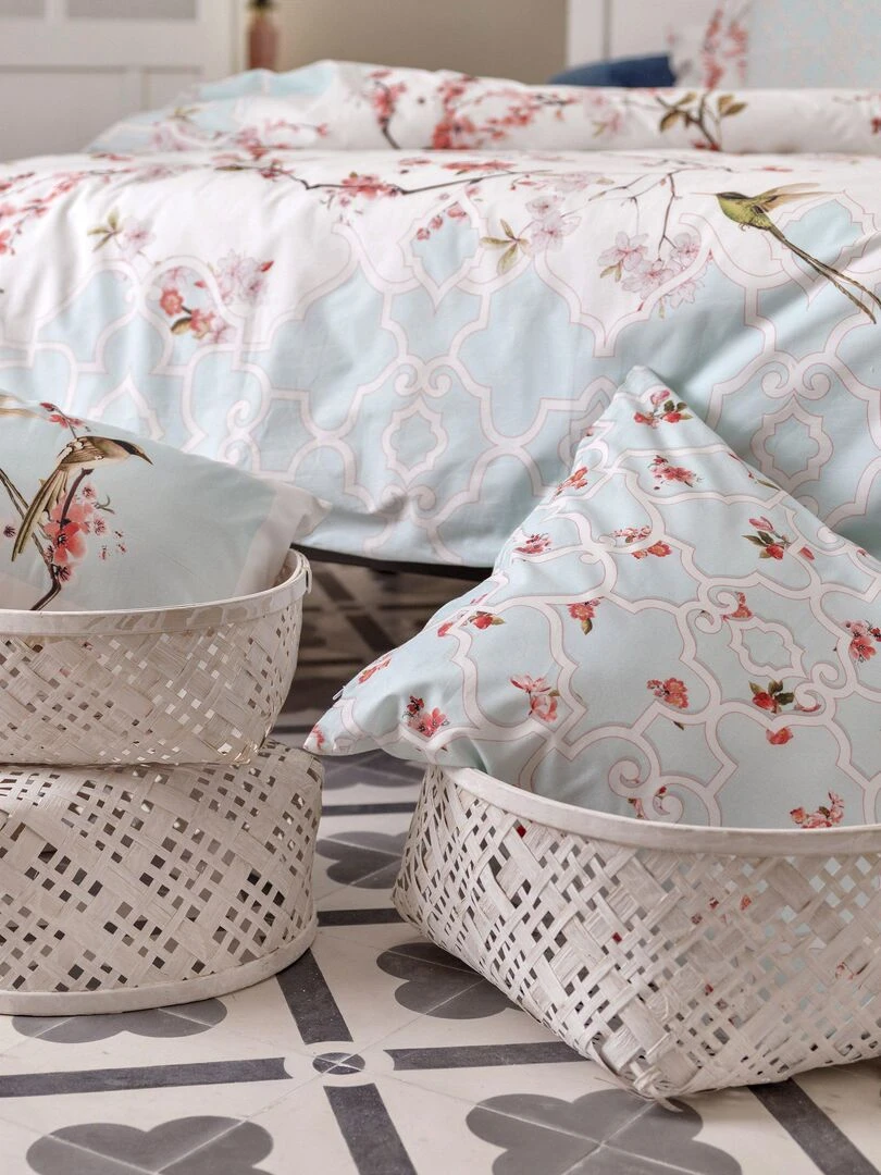 Housse de couette Sakura "Happyfriday"   Blanc