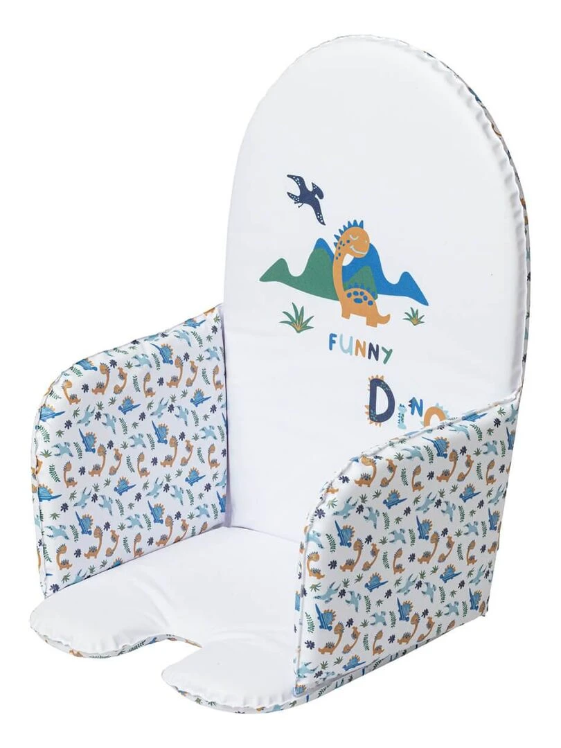Coussin de chaise Funny Dino Bleu Vert