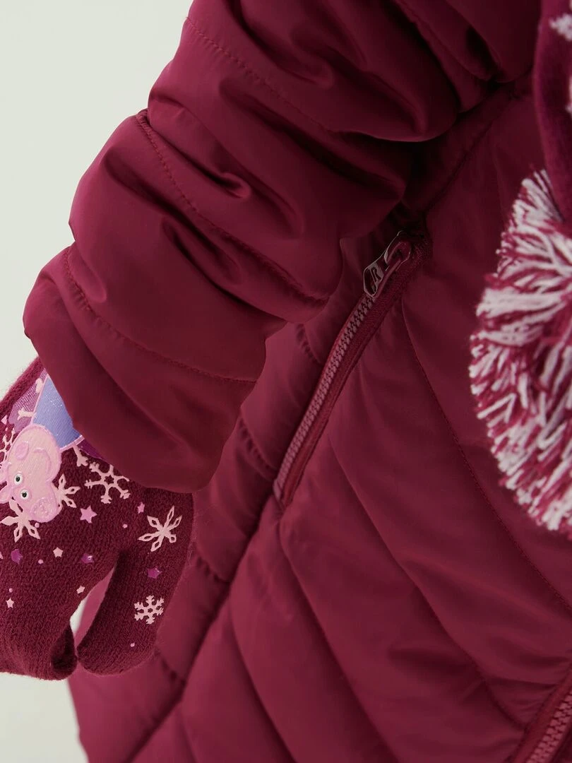 Regatta   Ensemble chapeau  gants et écharpe   Rose rouge