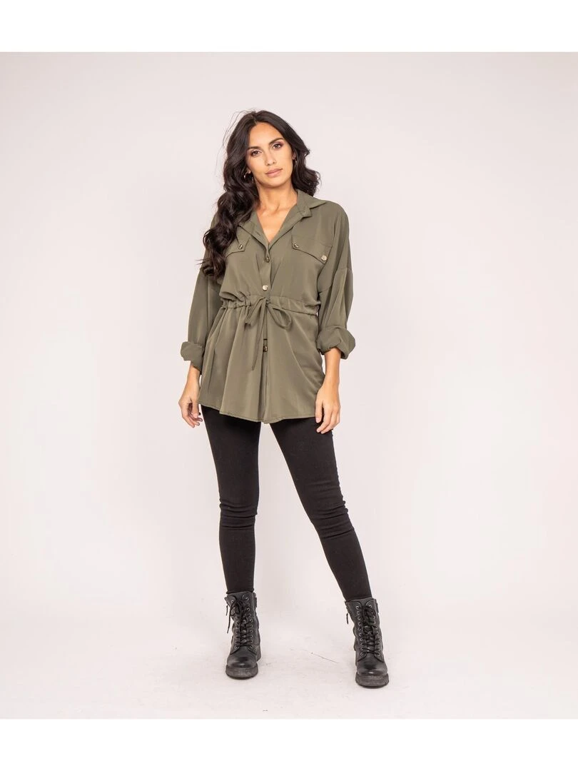 Chemise saharienne ORELLE   Kaki