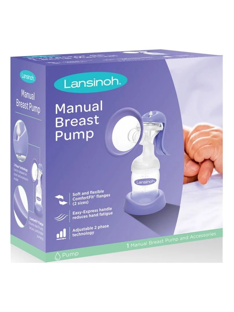 Tire lait manuel   Violet