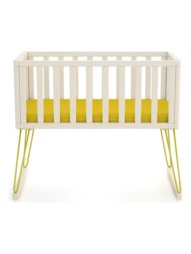 JURABABY Berceau 40x80 ONLY Blanc Jaune