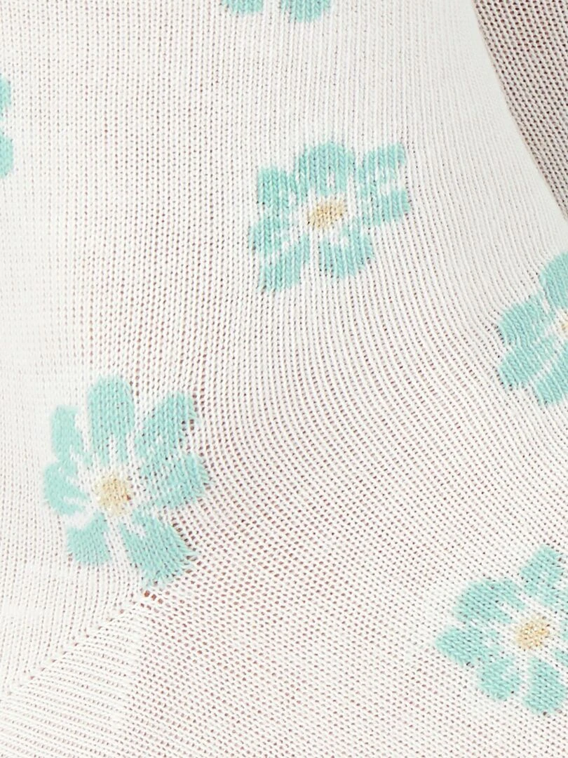Lot de 3 chaussettes fantaisie    Damart   Vert