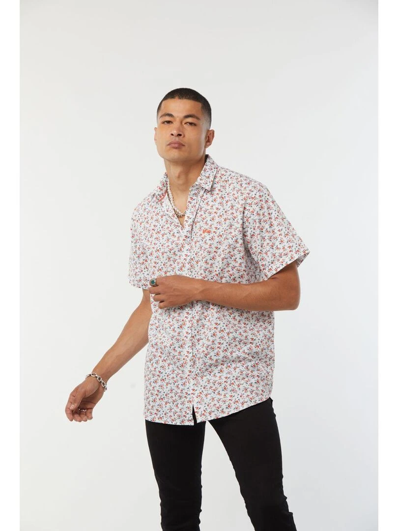 Lee Cooper   Chemise manches courtes coton comfort DUYA   Blanc