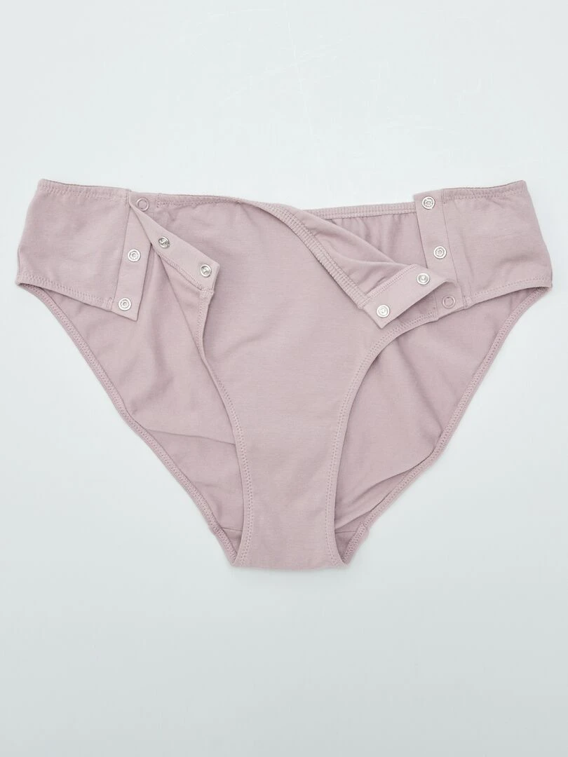 Lot de 2 culottes en jersey   So Easy   Vert/rose