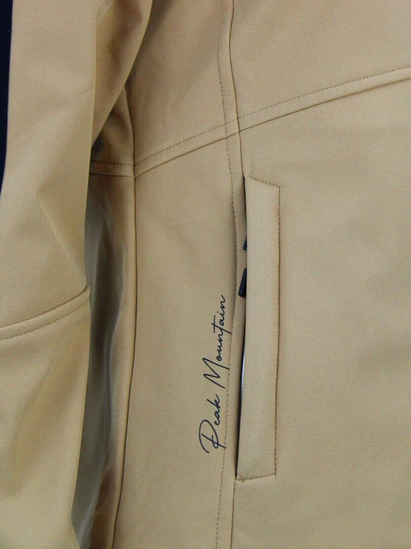 Blouson softshell ARGAN   PEAK MOUNTAIN   Doré/or