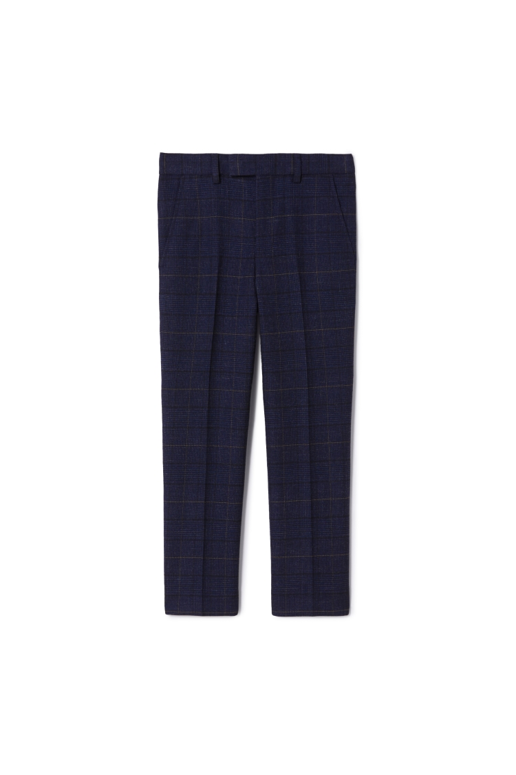Boys Navy Black Check Jacket   Buy Online at Moss