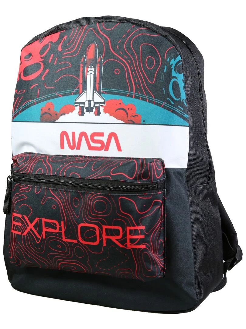 BAGTROTTER Sac à dos 1 compartiment Nasa et rouge Astronaute Rouge