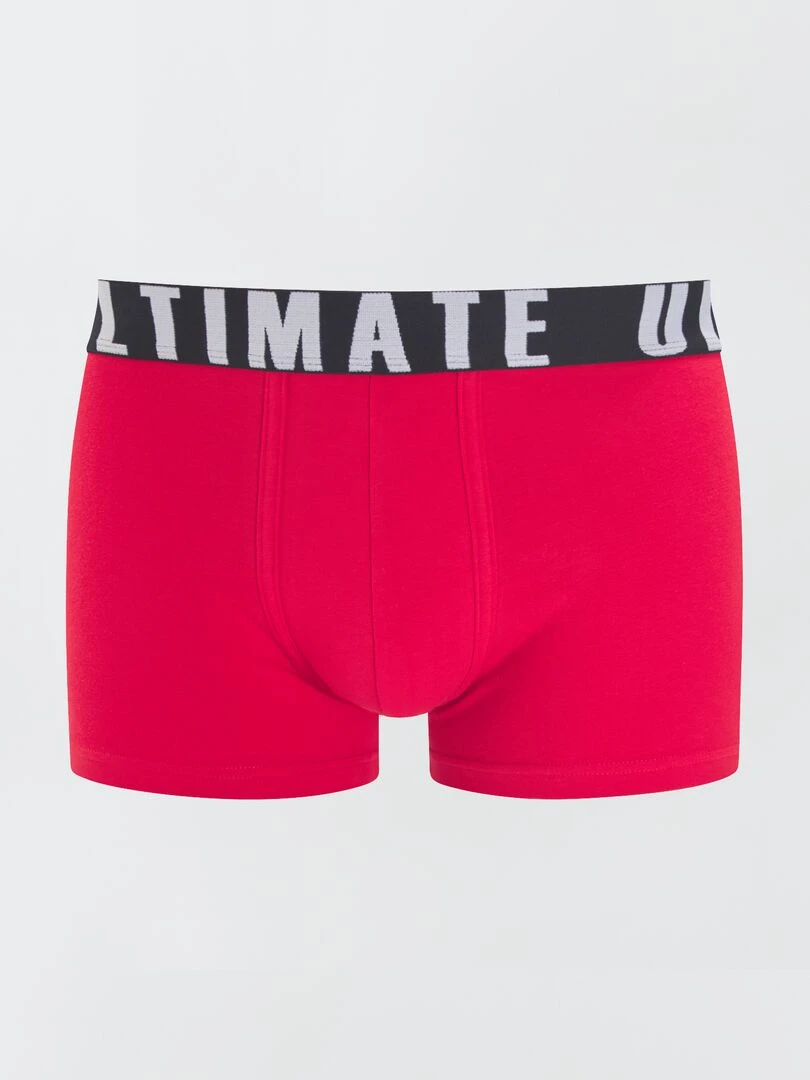 Lot de 3 boxers fantaisie   Rouge/bleu foncé