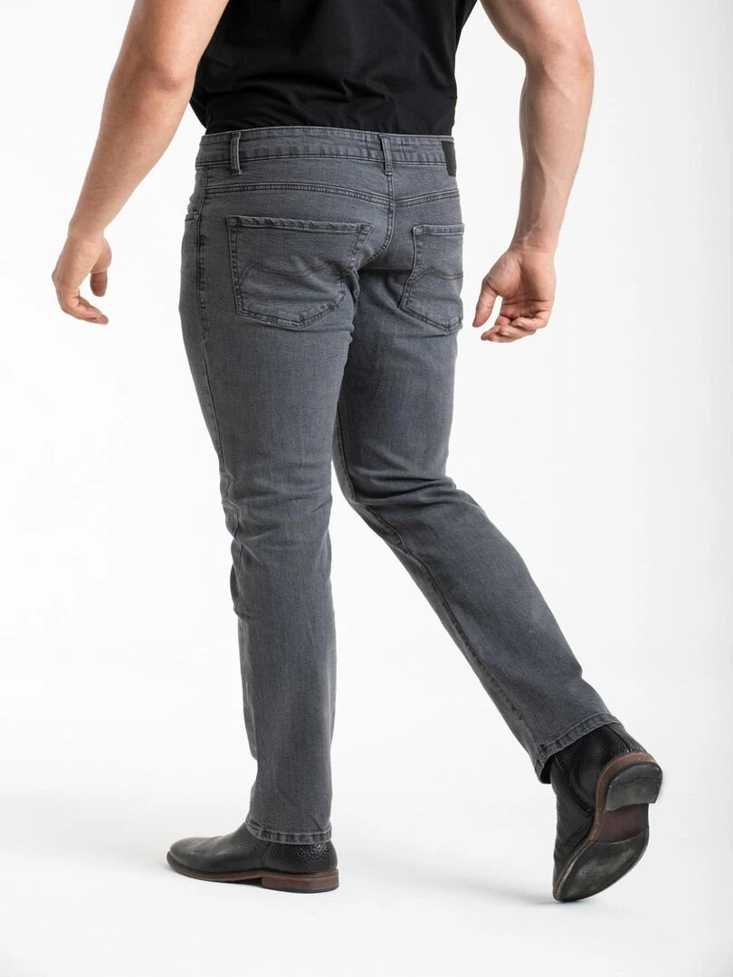 Jeans stretch RL70 Fibreflex® coupe droite confort BARON 'Rica Lewis'   Gris