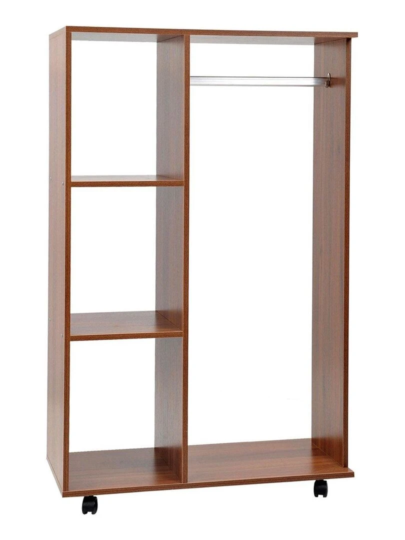 Armoire penderie à vêtement Marron
