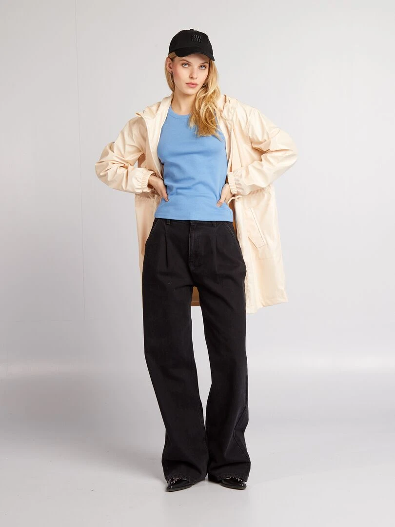 Blouson ample et déperlant   Beige