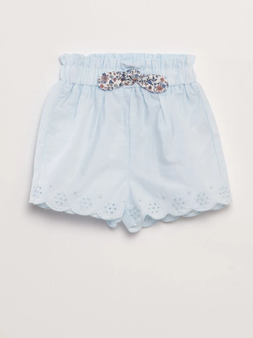 Ensemble blouse + short + bob + chaussettes   Violet/rose/bleu