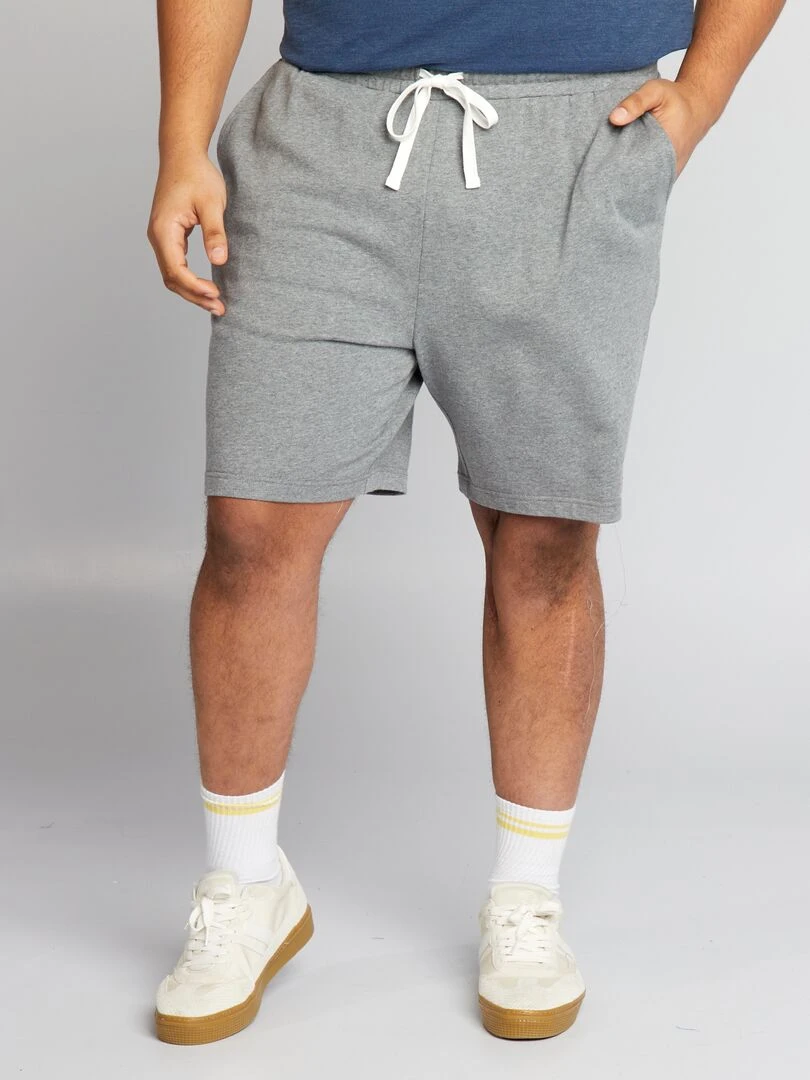 Short en molleton Gris